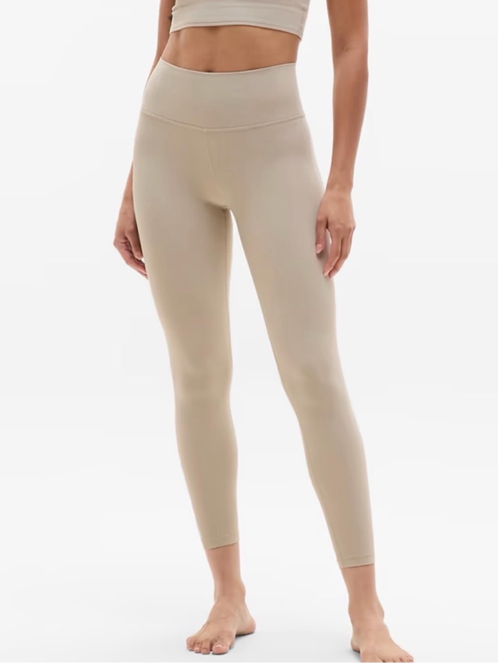 Athleta Transcend High Rise Contrast Stitch 7/8 Tight Leggings